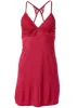 Lace Detail Nightie - Red sold by VENUS