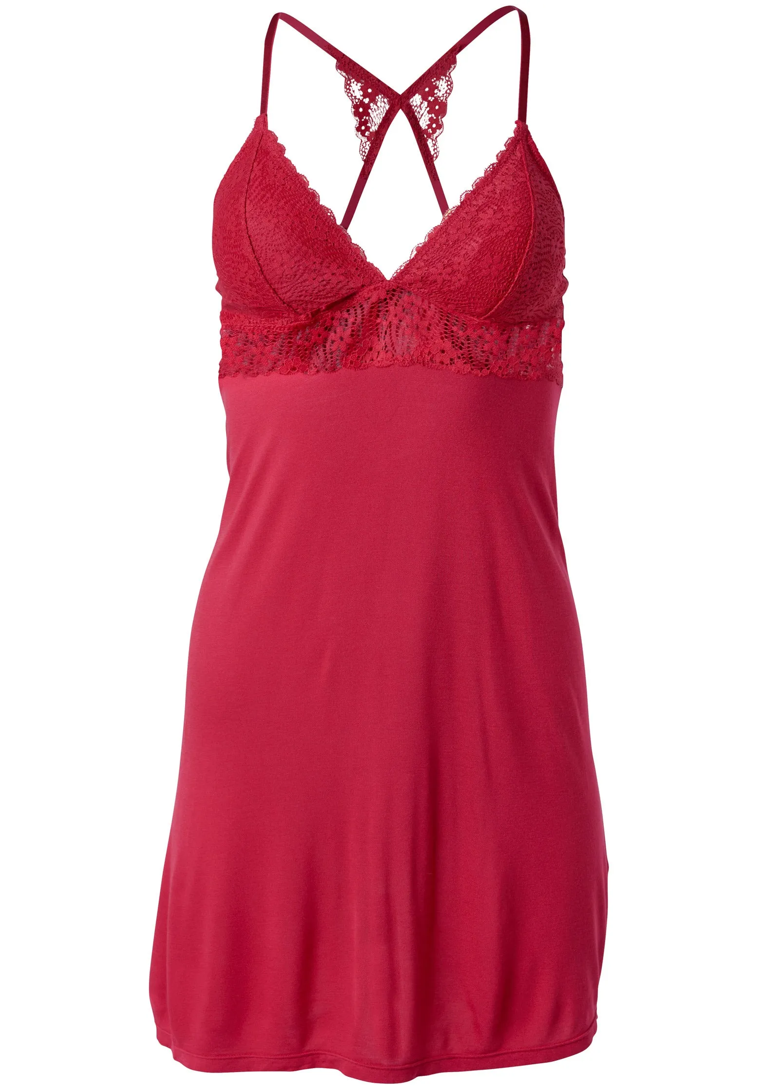 Lace Detail Nightie - Red sold by VENUS product image thumbnail 5