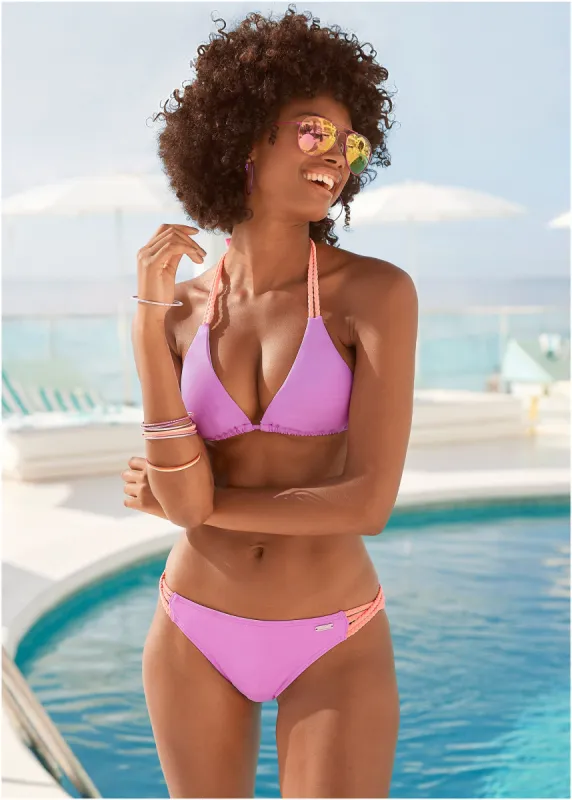 Strappy Side Bikini Bottom - Crush & Blush sold by VENUS