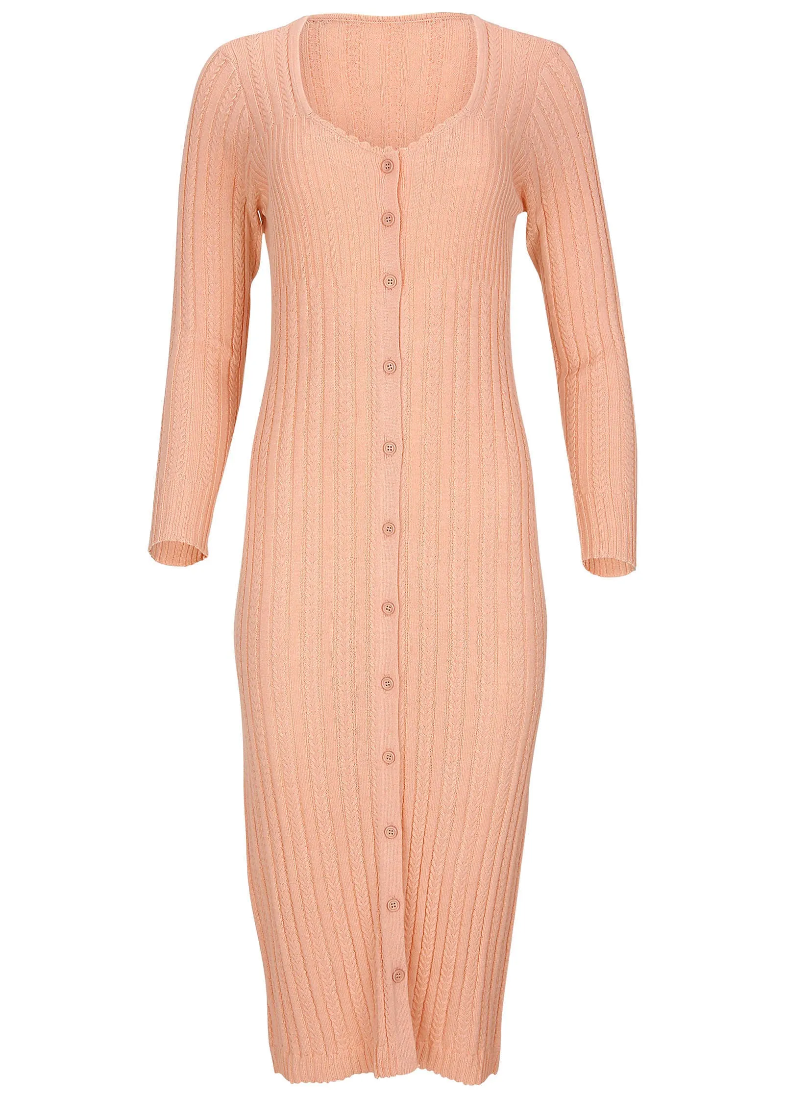 Pointelle Duster - Evening Sand sold by VENUS product image thumbnail 3