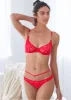Cutout Bra And Panty Set - Red sold by VENUS