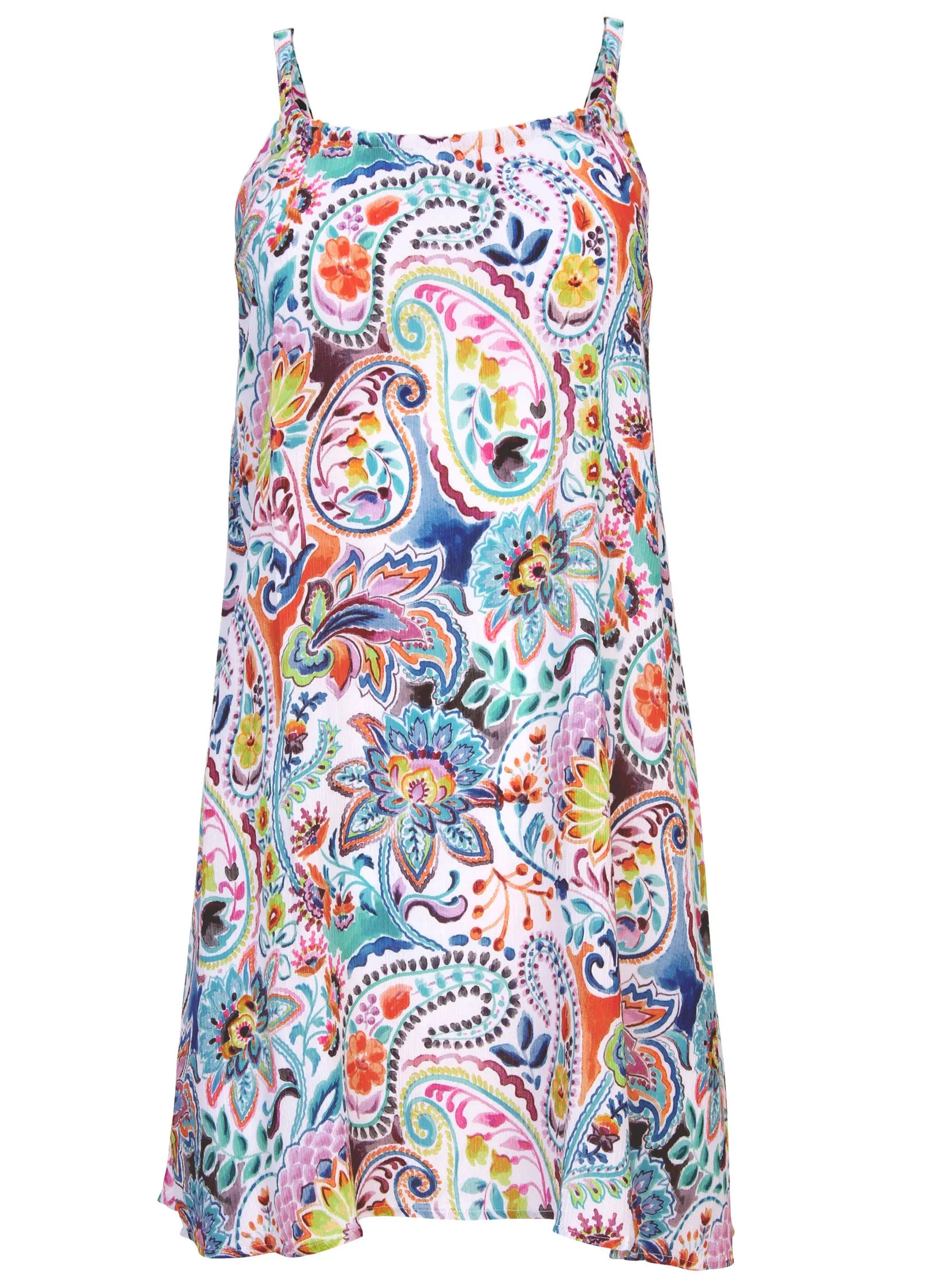 Crinkle Cover-Up Dress - Fiesta Floral sold by VENUS product image thumbnail 3