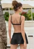 Aruba Swim Skirt - Black Beauty sold by VENUS