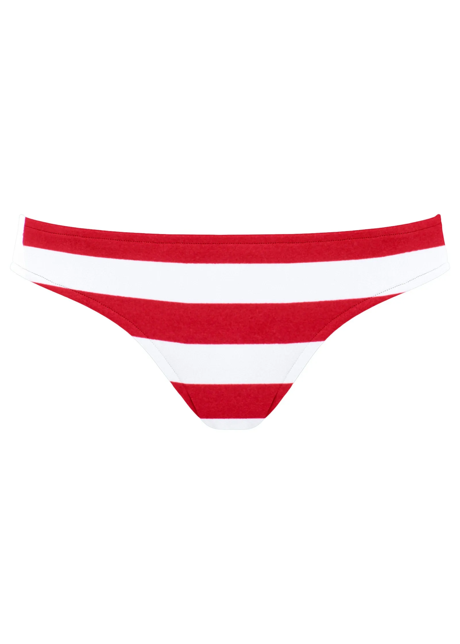 Classic Low-Rise Bottom - Red & White Stripe sold by VENUS product image thumbnail 2