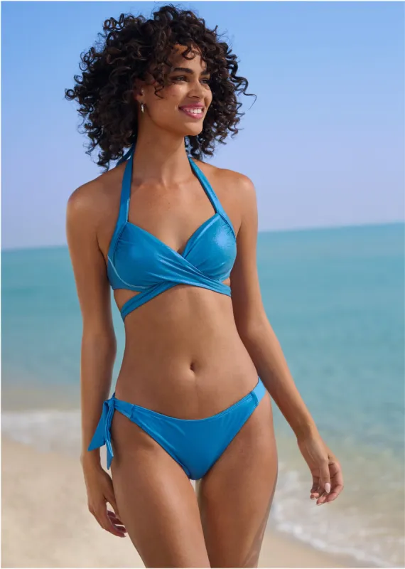 Shimmer Low-Rise Bottom - Sea Shine sold by VENUS