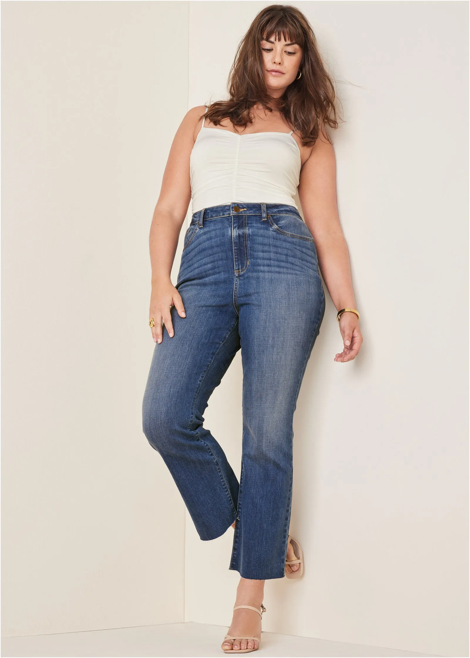 Brigitte Kick Flare Jeans - Medium Wash sold by VENUS product image thumbnail 4