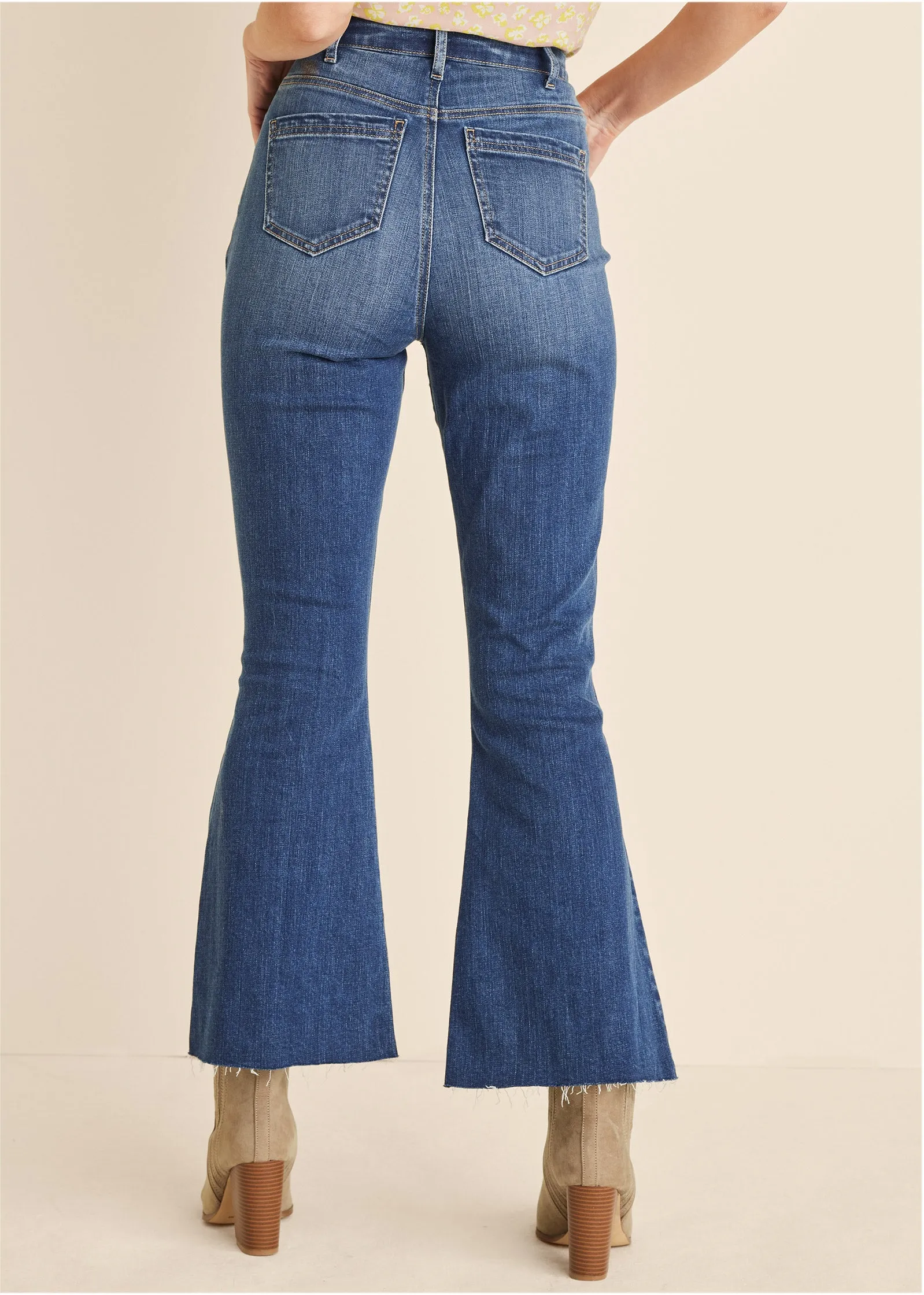 Brigitte Kick Flare Jeans - Medium Wash sold by VENUS product image thumbnail 2