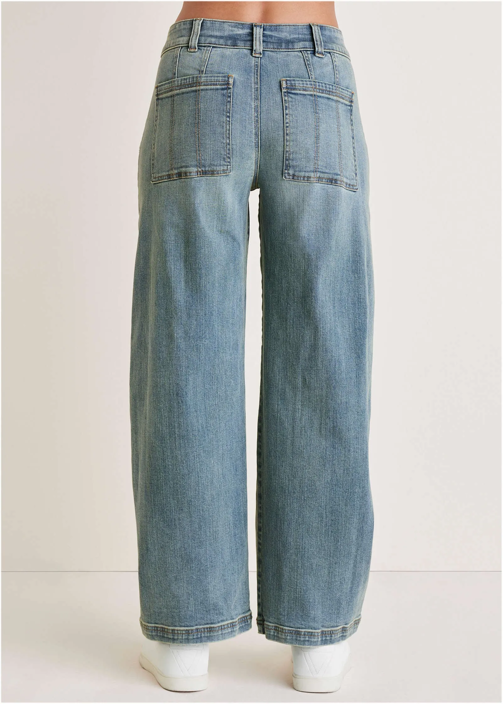 Cargo Wide Leg Jean - Light Wash sold by VENUS product image thumbnail 2