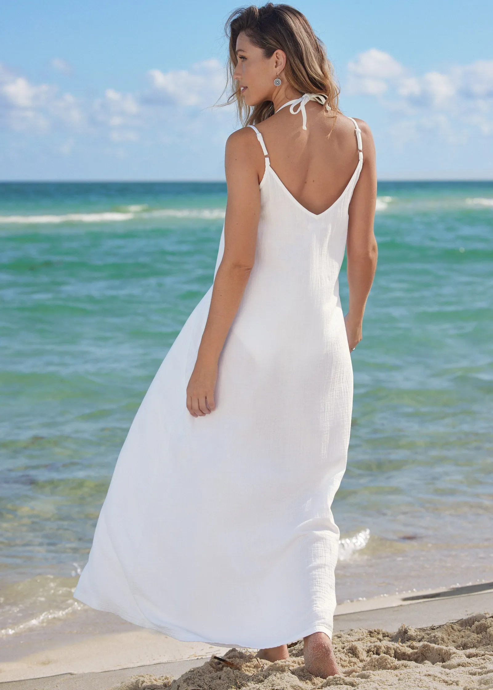 Pack And Go Dress Cover-Up - Pearl White sold by VENUS product image thumbnail 2