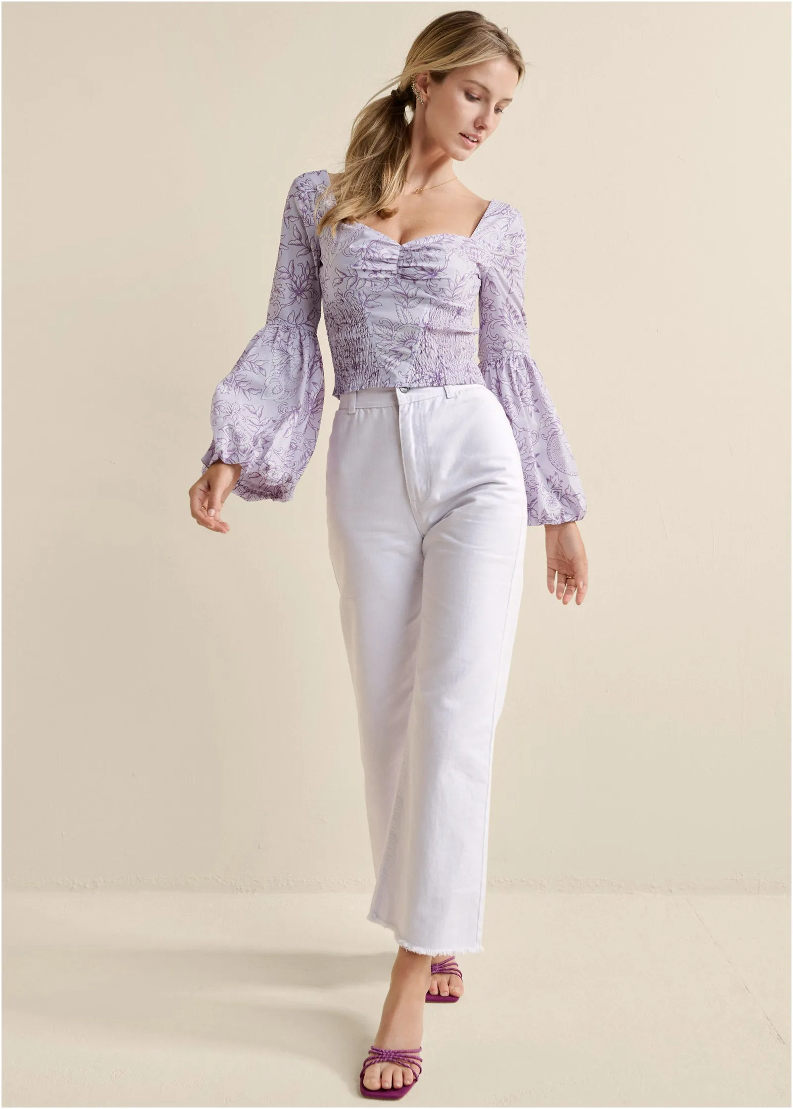 Strappy Kitten Heel Sandals - Dark Pink sold by VENUS product image thumbnail 5