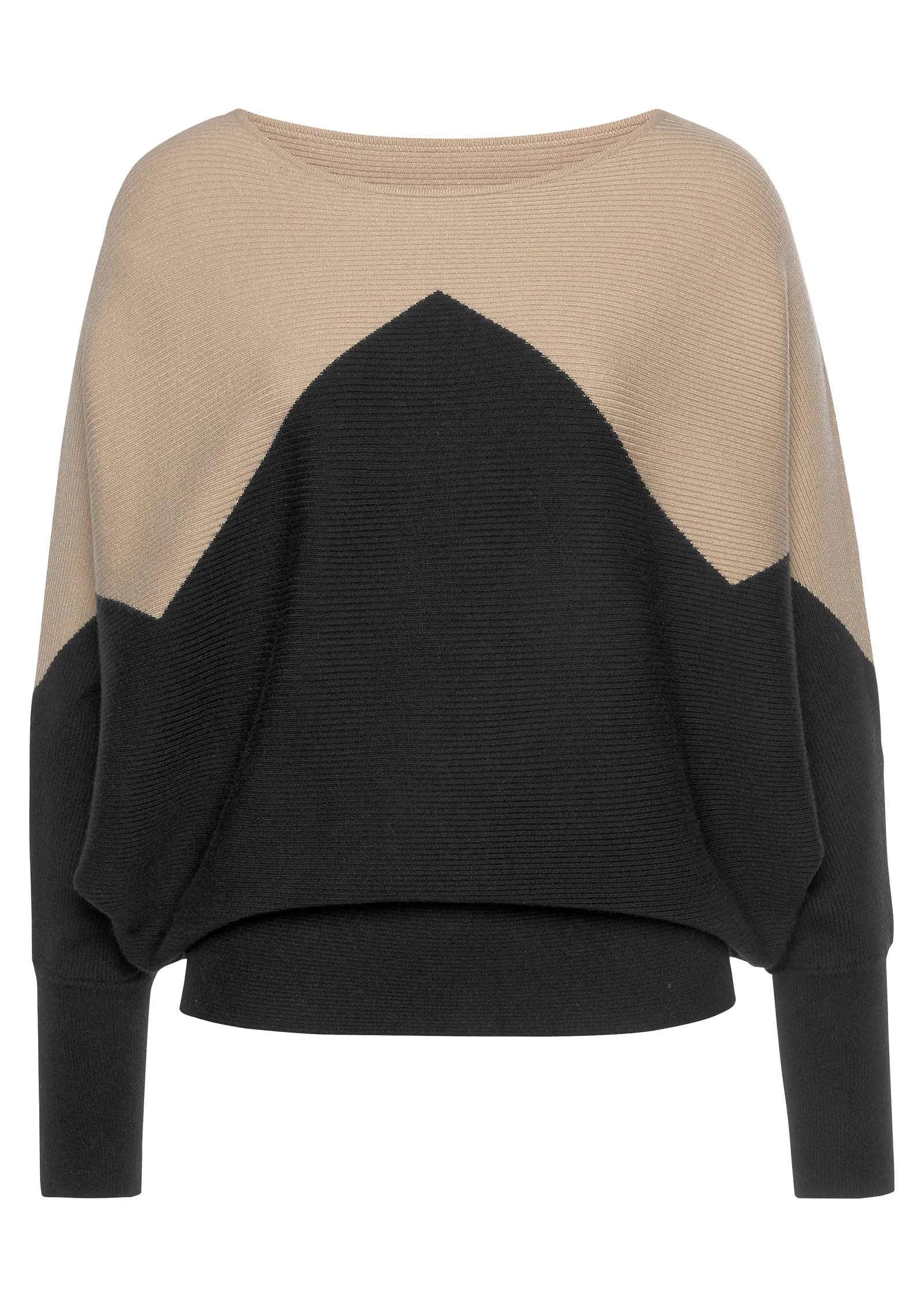 Reverse v sweater - Black & Tan sold by VENUS product image thumbnail 2