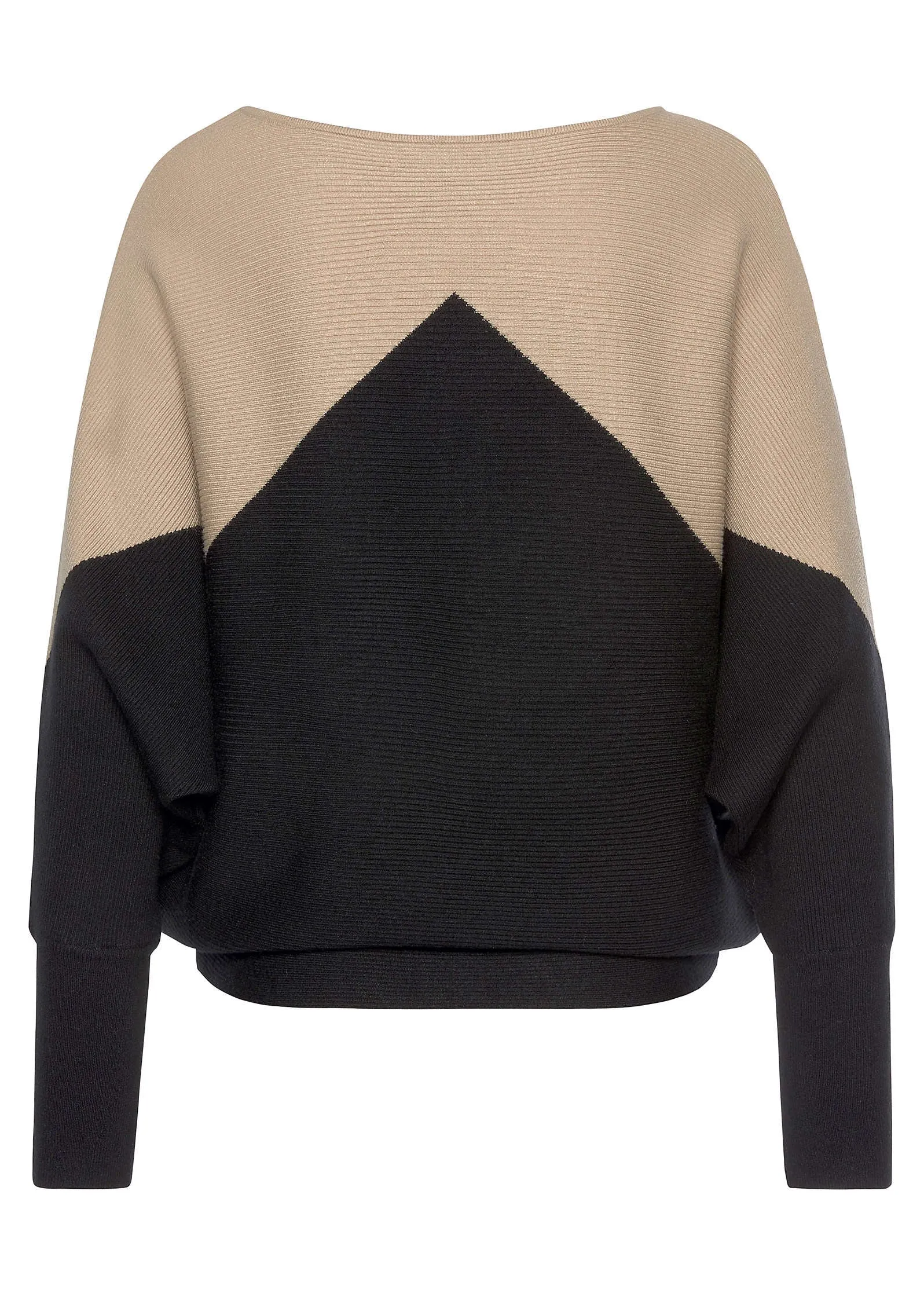 Reverse v sweater - Black & Tan sold by VENUS product image thumbnail 3