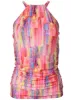 Ruched Side Halter Tankini - Candy Reign sold by VENUS