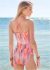 Ruched Side Halter Tankini - Candy Reign sold by VENUS