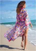 Midi Kimono Cover-Up - Bright Palm sold by VENUS
