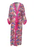 Midi Kimono Cover-Up - Bright Palm sold by VENUS
