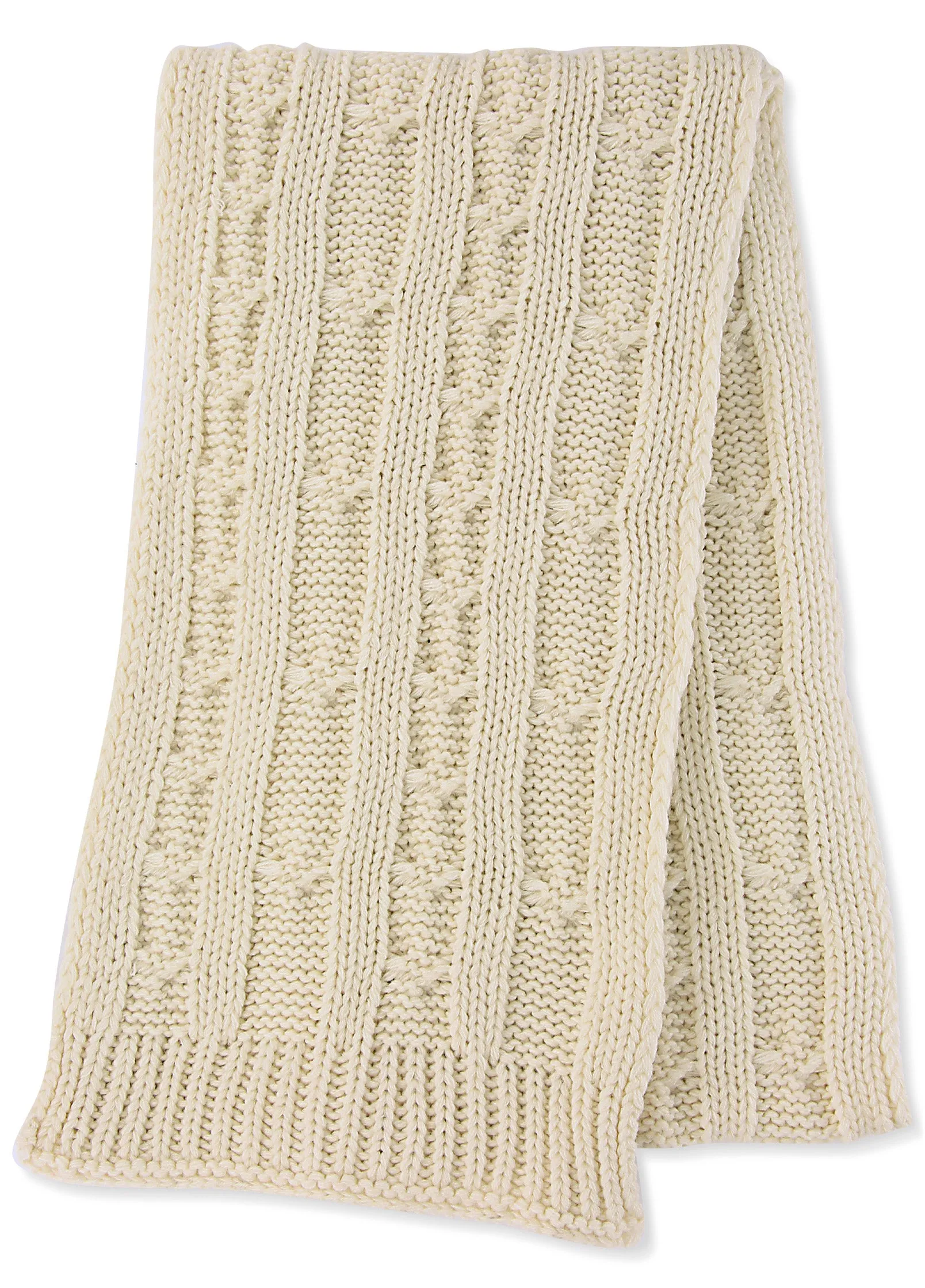 Cozy Knit Scarf - Cream sold by VENUS product image thumbnail 3