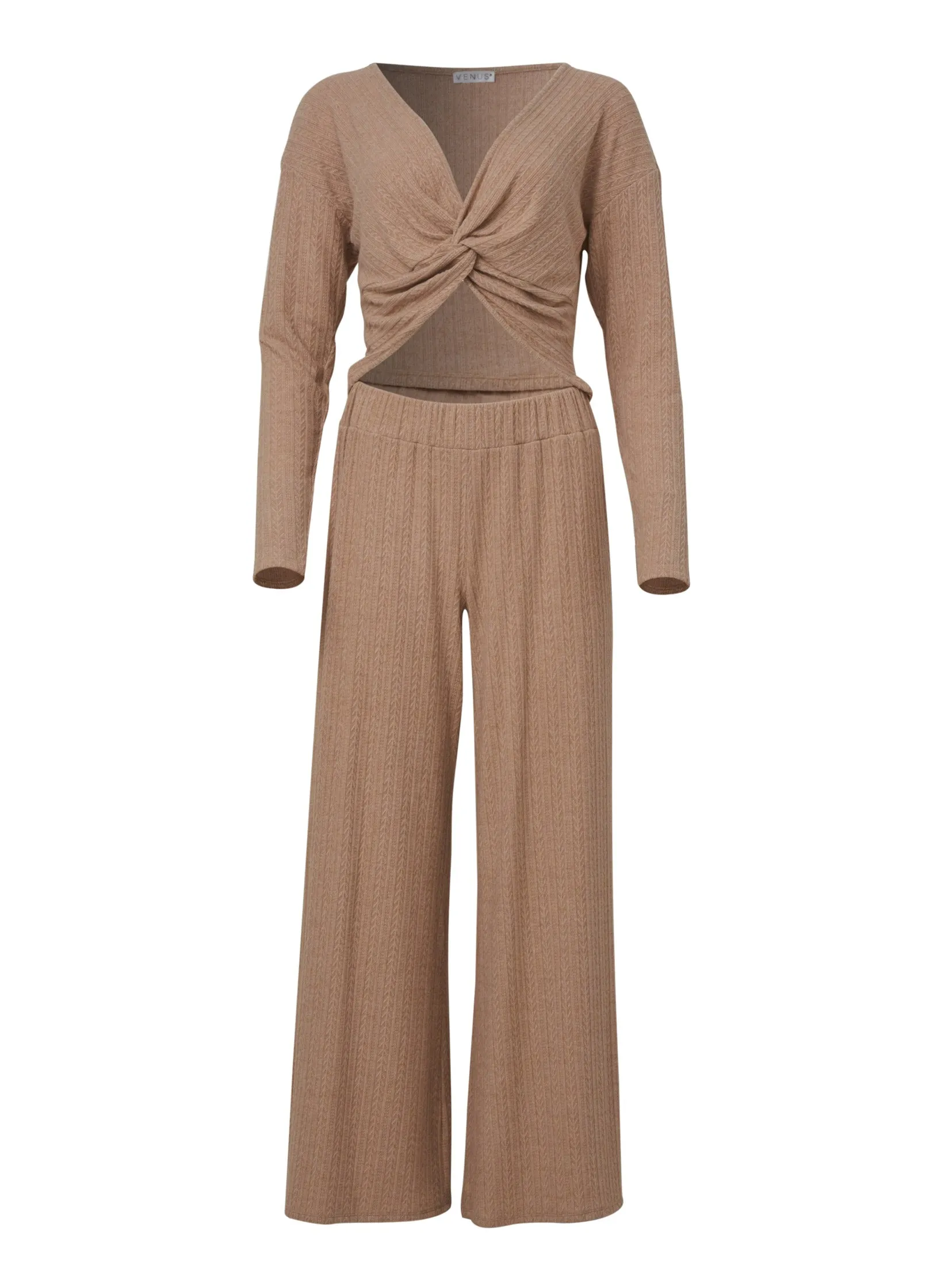 Twist Front Lounge Set - Light Brown sold by VENUS product image thumbnail 5