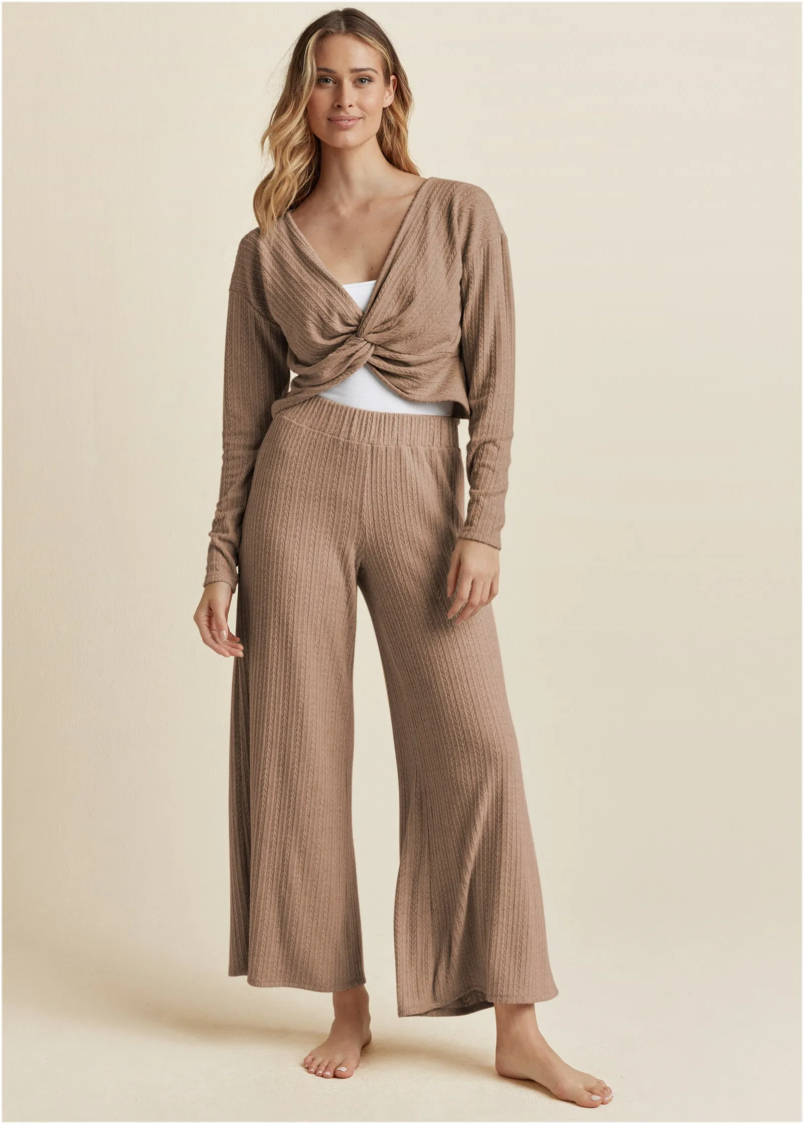 Twist Front Lounge Set - Light Brown sold by VENUS