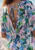 Printed Cover-Up Tunic - Morning Tropics sold by VENUS