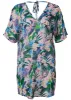 Printed Cover-Up Tunic - Morning Tropics sold by VENUS