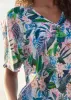 Printed Cover-Up Tunic - Morning Tropics sold by VENUS