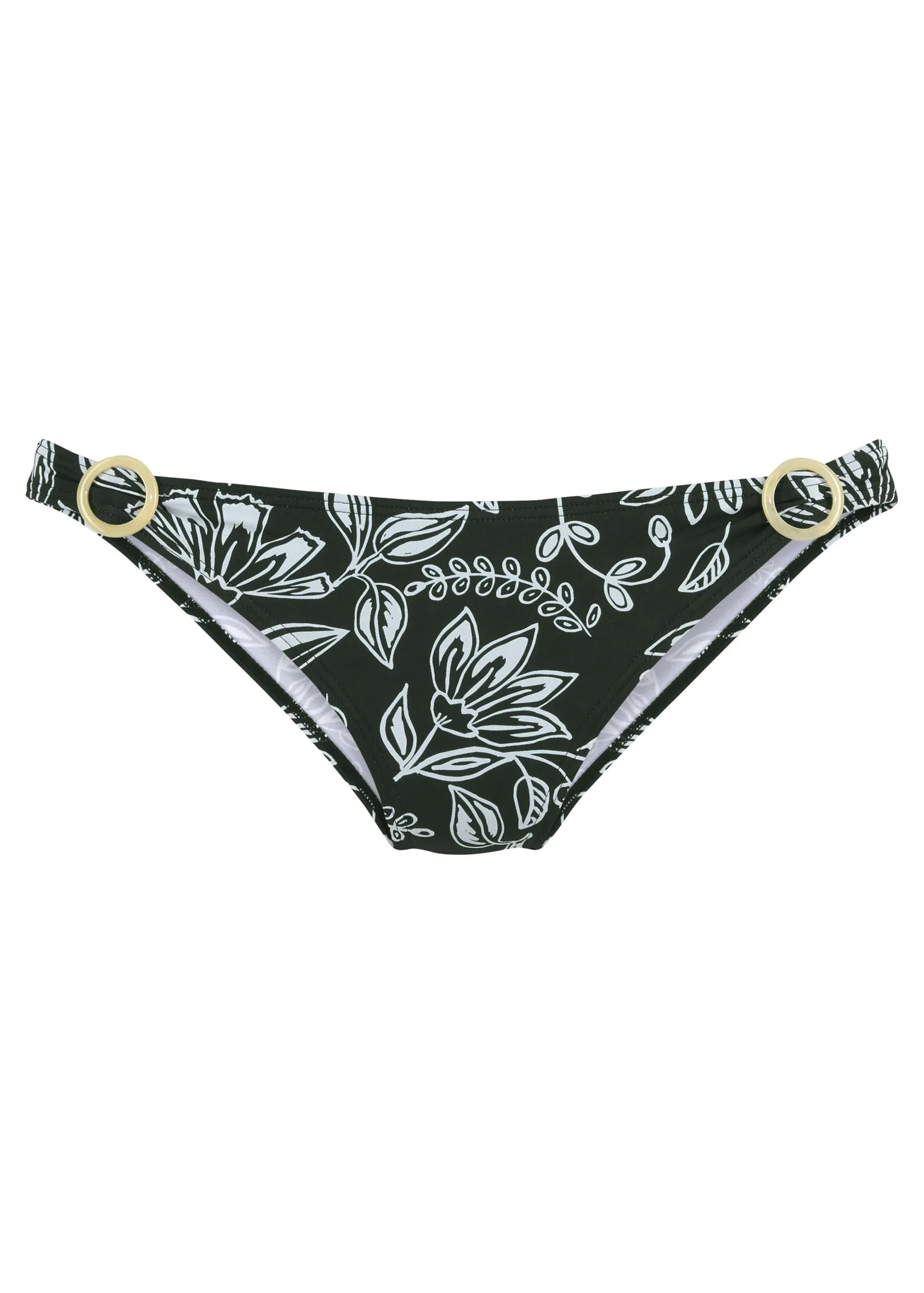 Low Rise Moderate Bottom - Black & White Floral sold by VENUS product image thumbnail 2