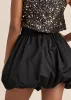 Sequin Mock-Neck Crop Top - Black & Gold sold by VENUS