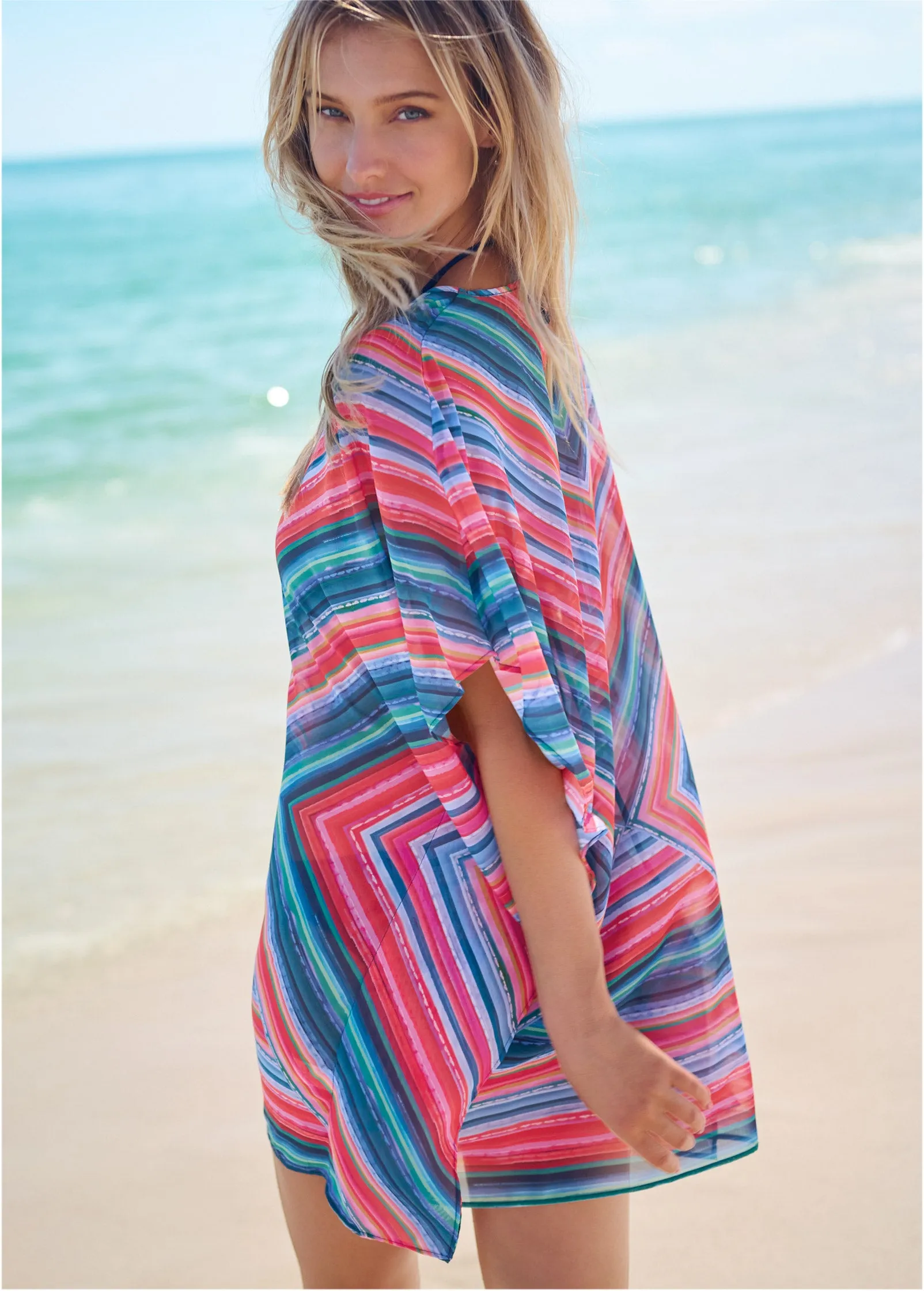 Kaftan Tunic Cover-Up - Neon Gaze sold by VENUS product image thumbnail 2