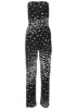 Strapless Printed Jumpsuit - Black & White sold by VENUS