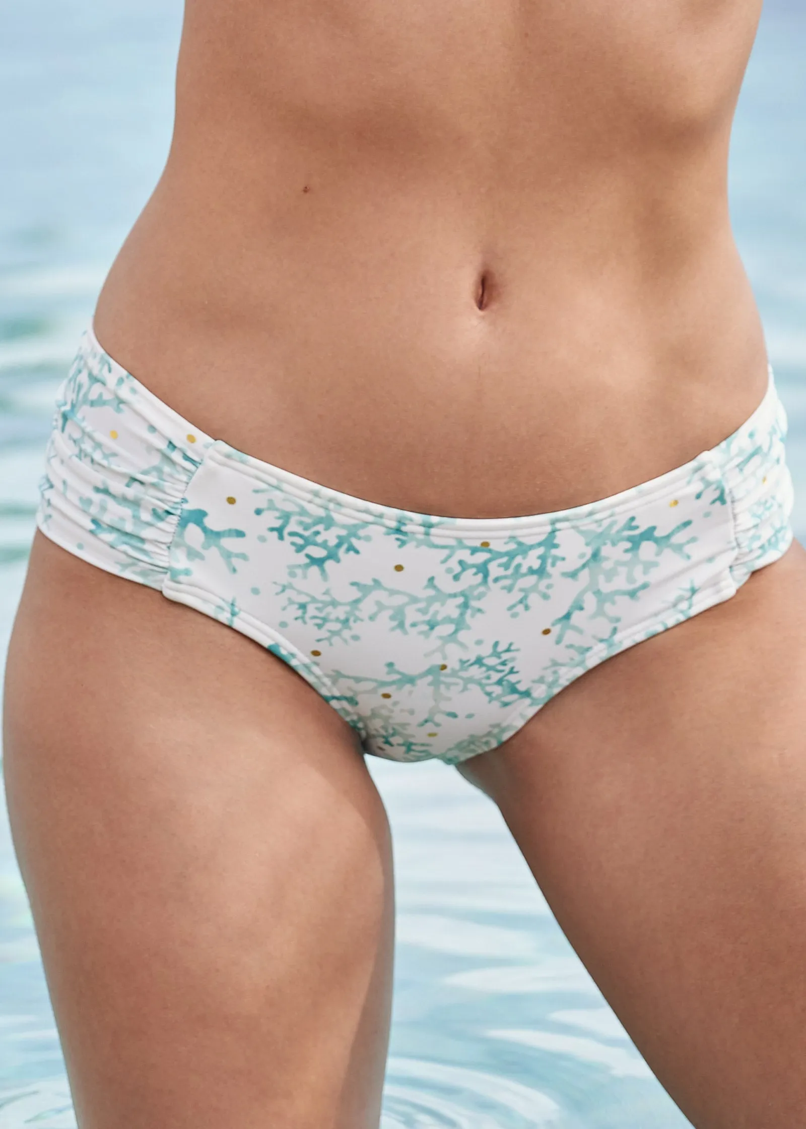 Ruched Side Swim Bottom - Lagoon Life sold by VENUS product image thumbnail 3