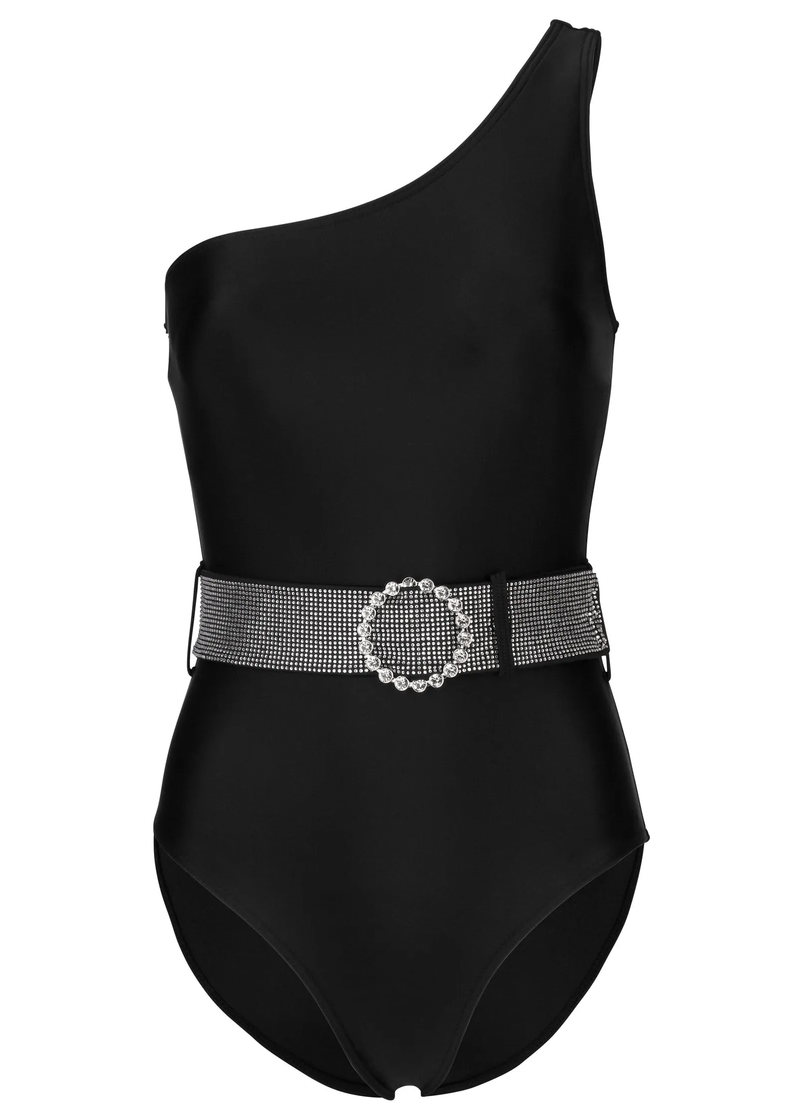 Belted Diamante One-Piece - Black Beauty sold by VENUS product image thumbnail 3