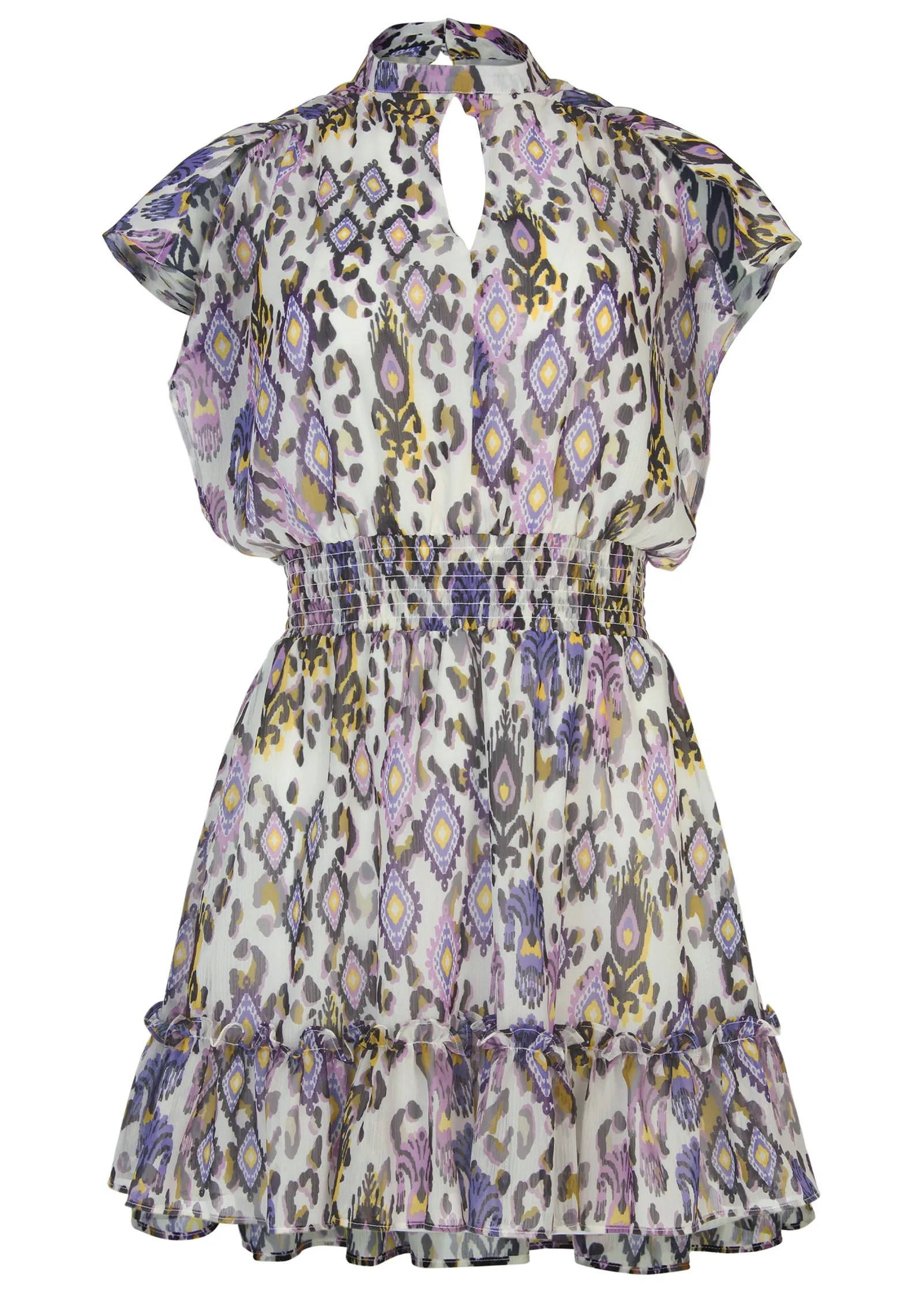 Crinkle Chiffon Dress - Desert Ikat sold by VENUS product image thumbnail 4