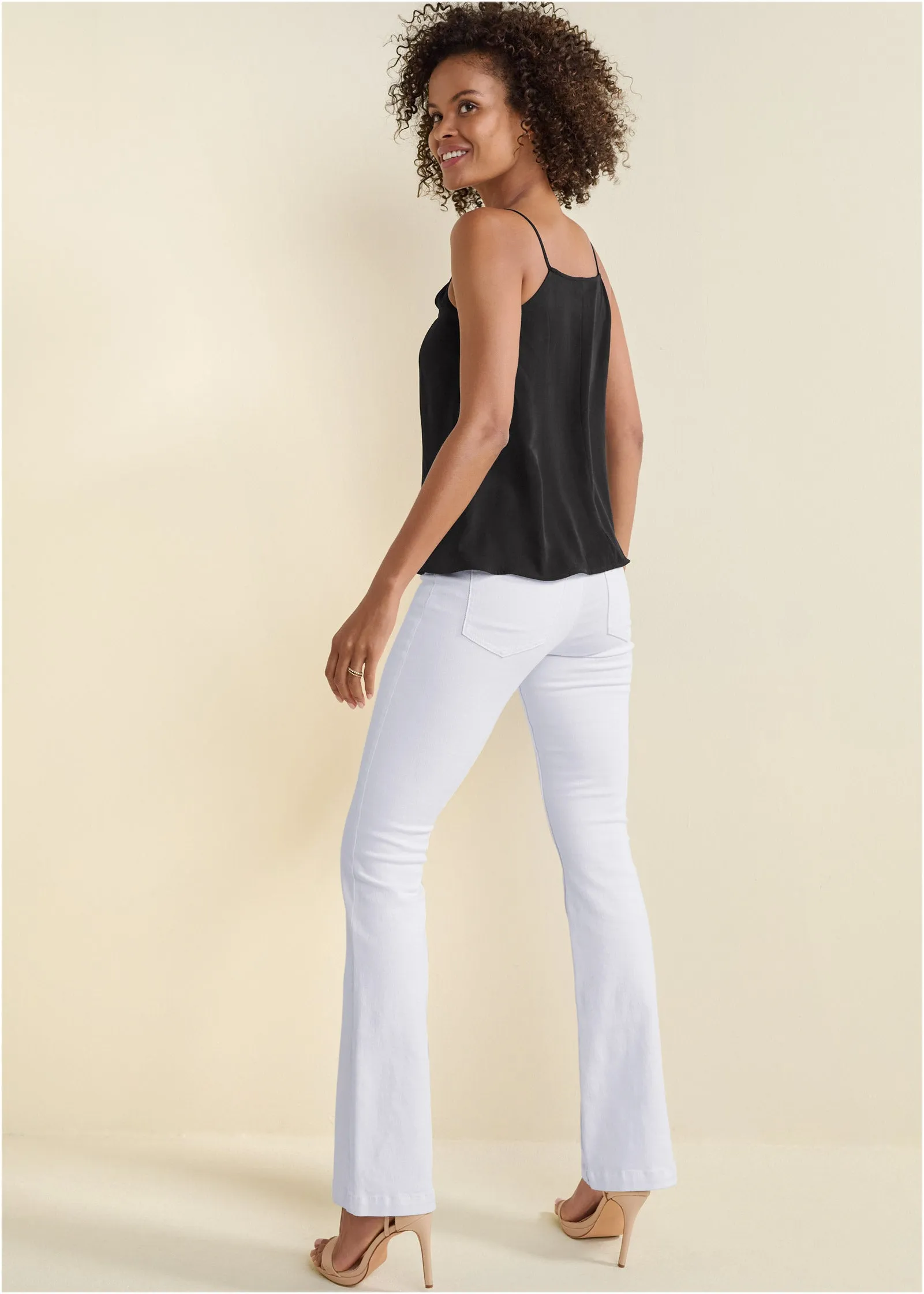 Sleeveless Ring Detail Top - Black sold by VENUS product image thumbnail 2