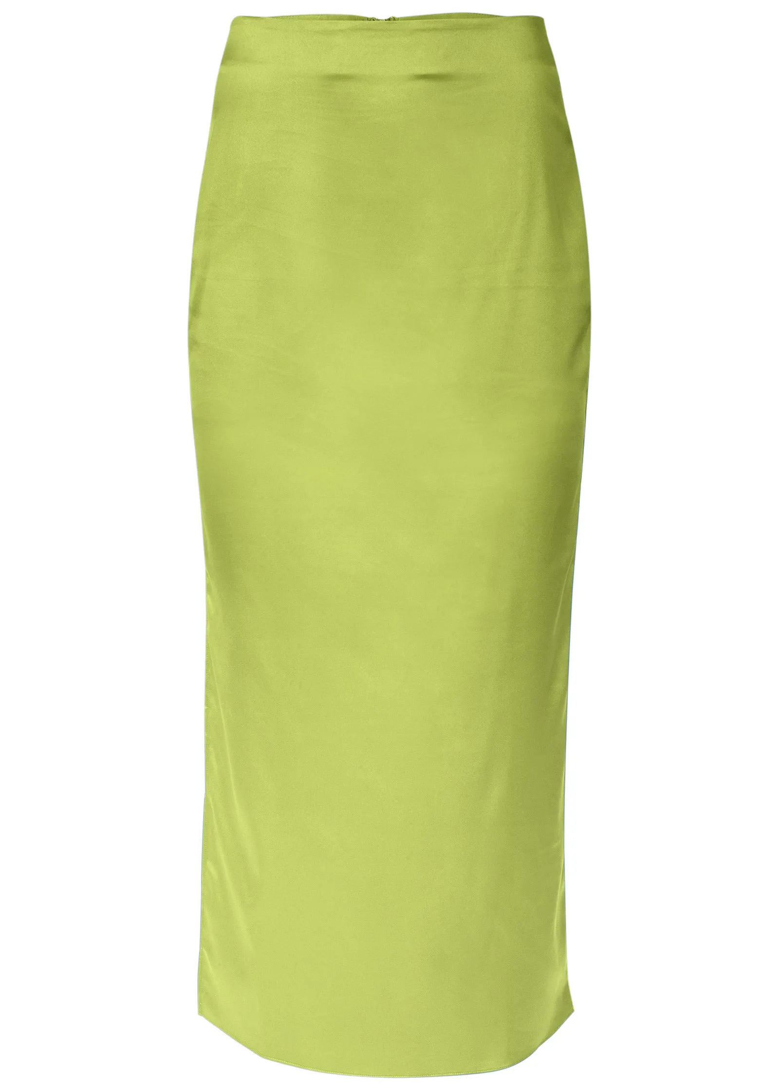 Midi Slip Skirt - Lime sold by VENUS product image thumbnail 4
