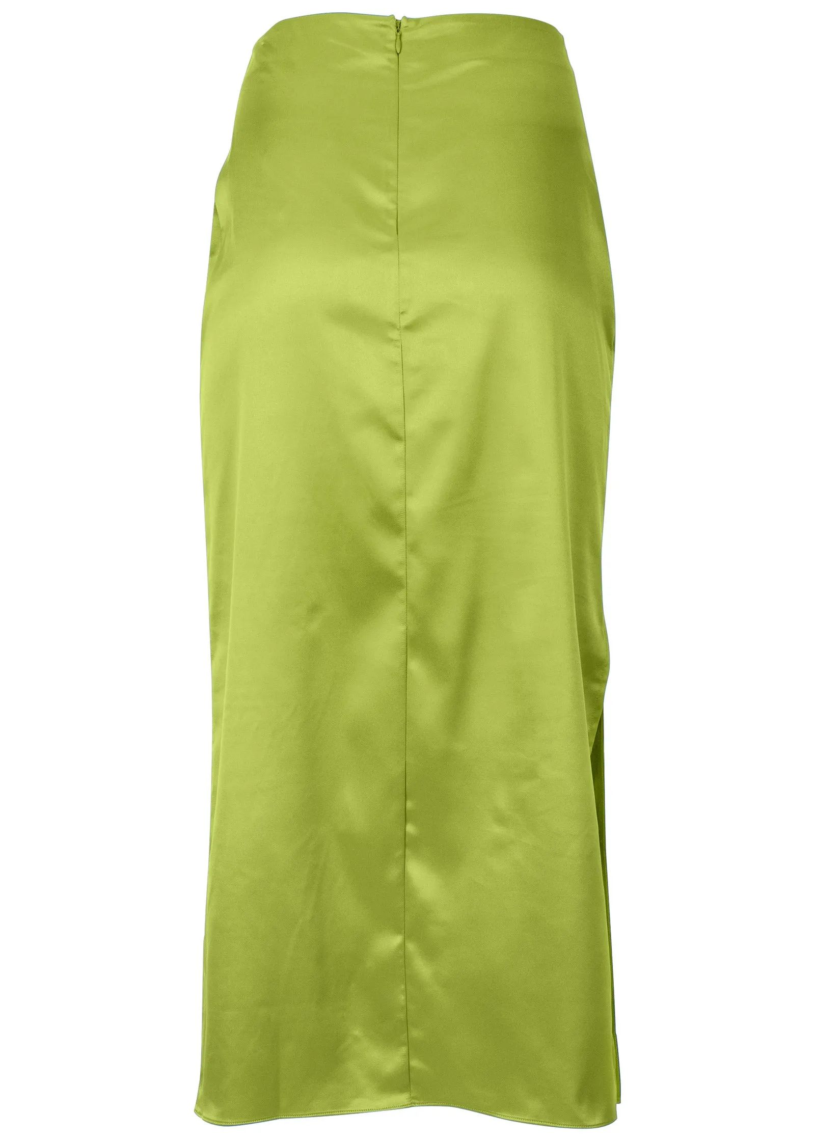 Midi Slip Skirt - Lime sold by VENUS product image thumbnail 5