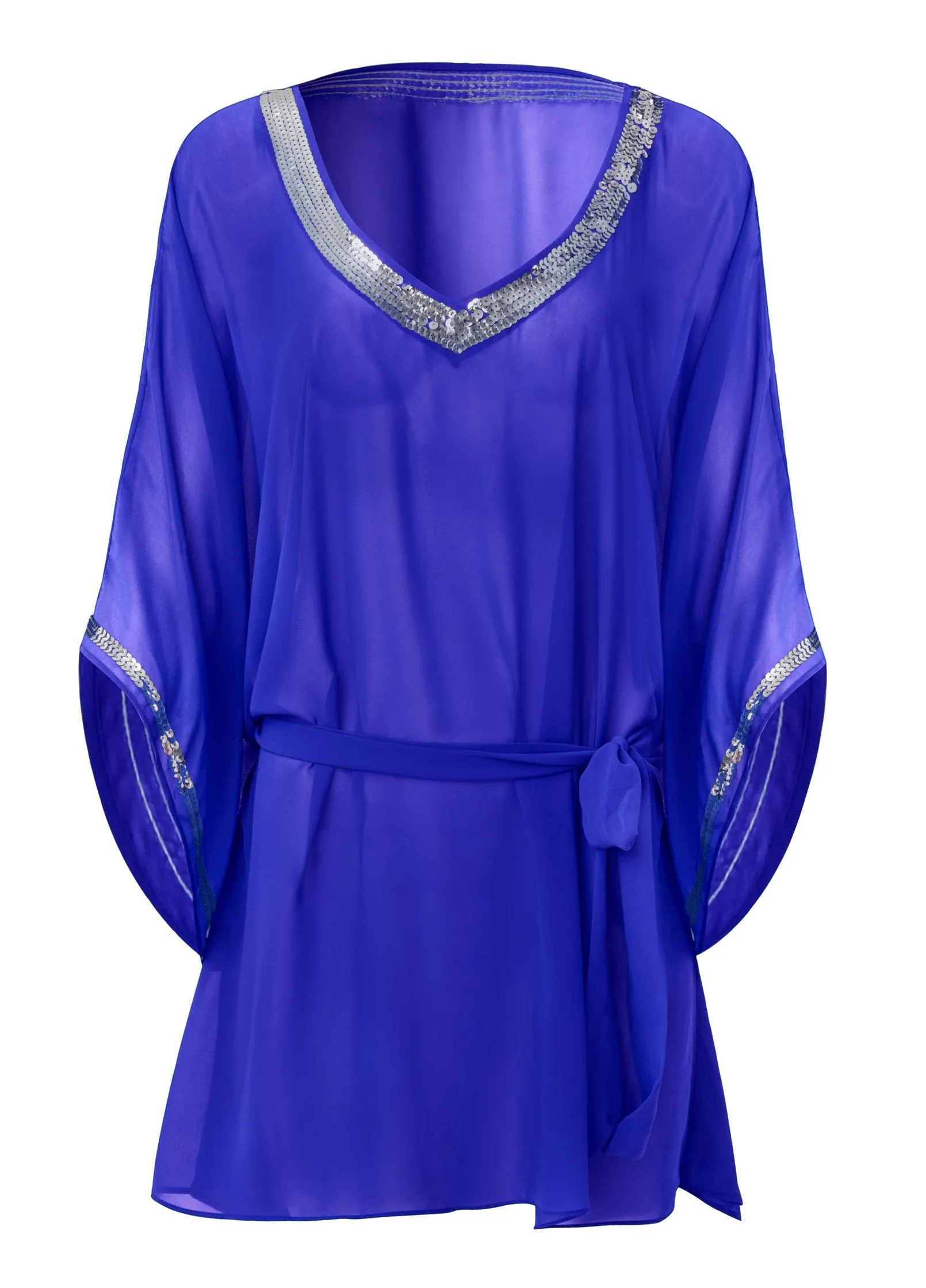 Sequin Tunic Cover-Up - Blue sold by VENUS product image thumbnail 5