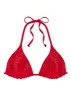 Sequin Triangle Top - Red sold by VENUS