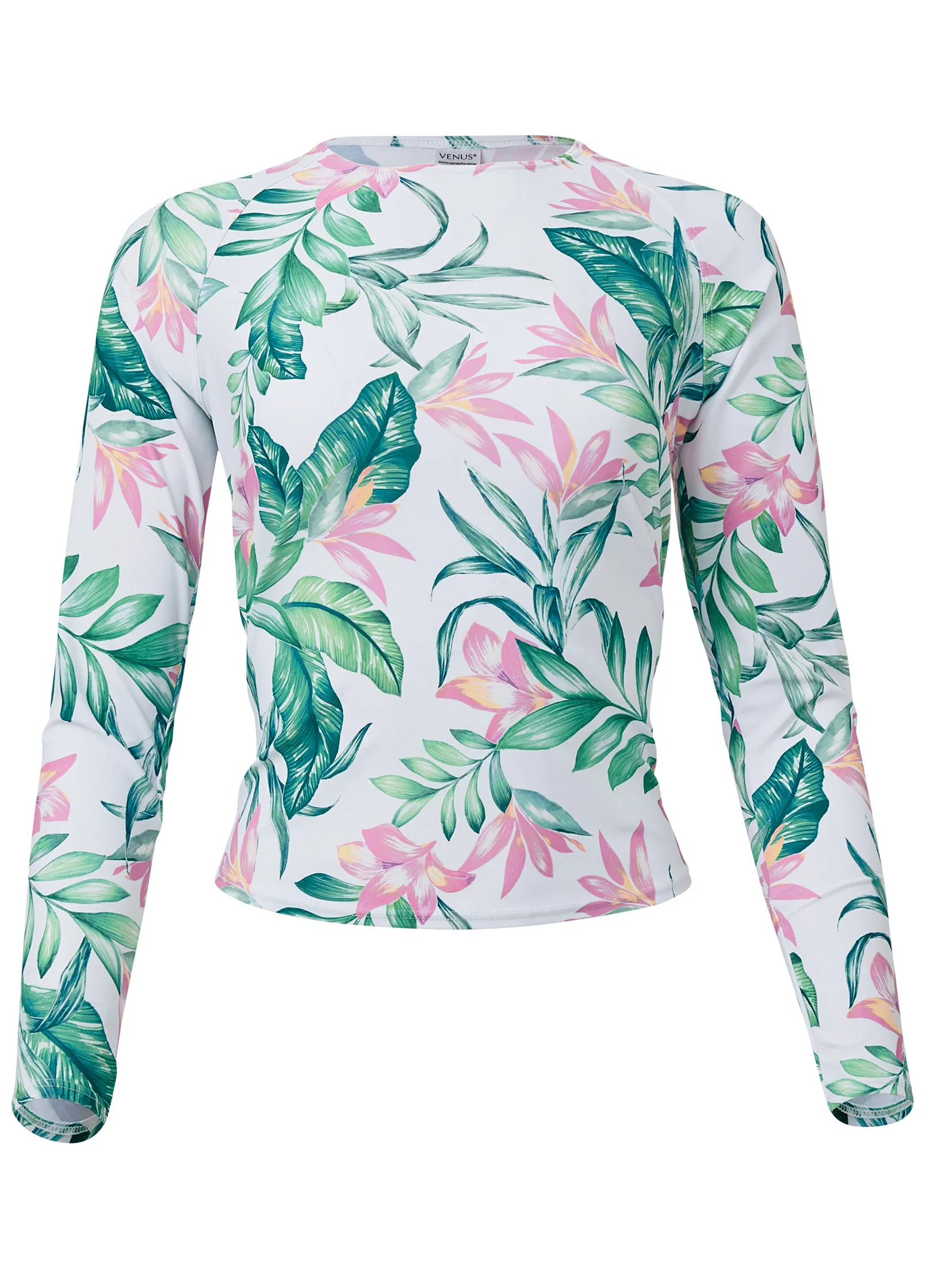 Relaxed Fit Rash Guard - Tropical Garden sold by VENUS product image thumbnail 5