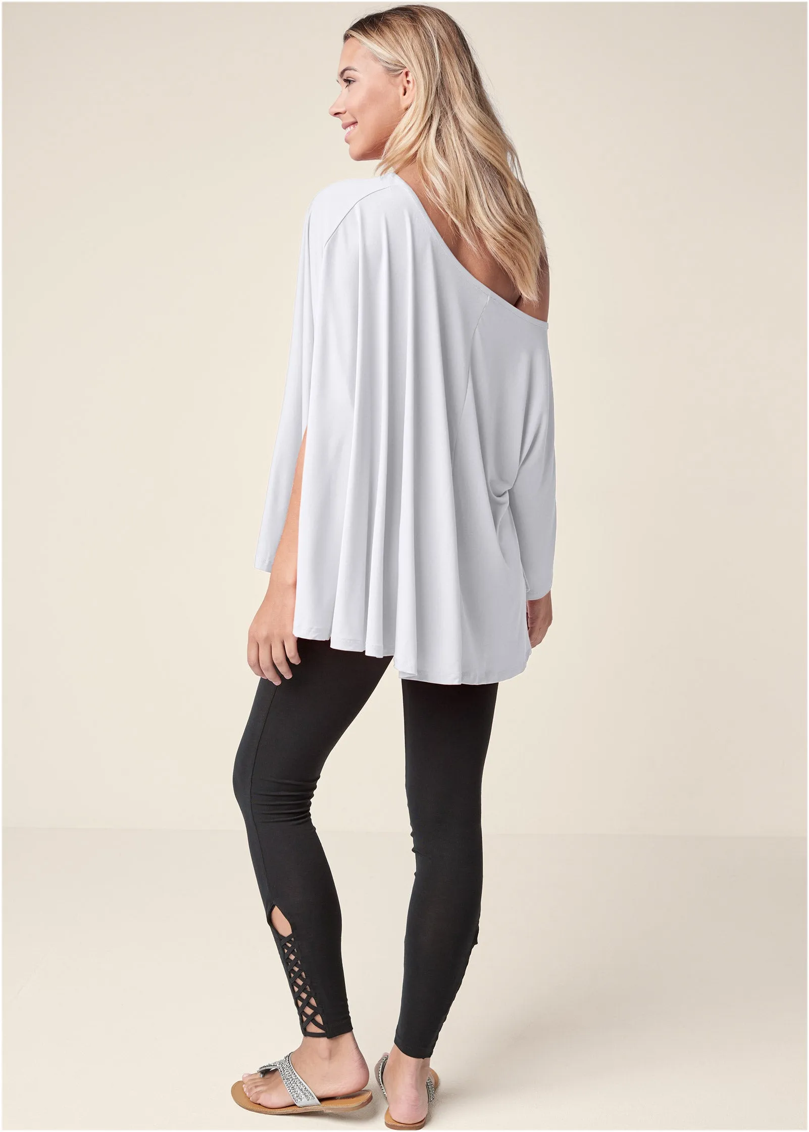 Asymmetrical Top - White sold by VENUS product image thumbnail 3