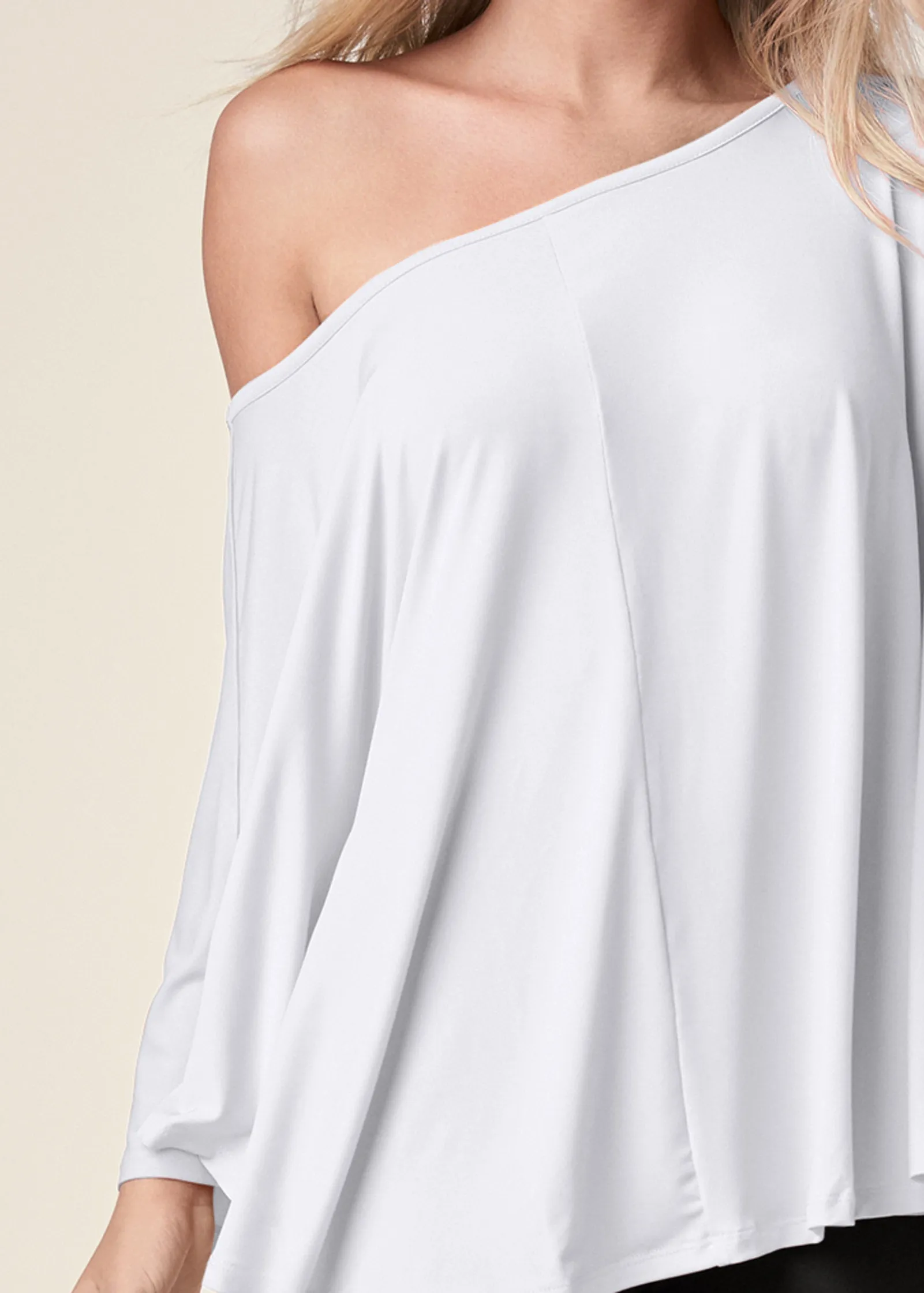 Asymmetrical Top - White sold by VENUS product image thumbnail 4