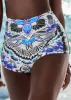 Ladder Trim Swim Shorts - Calypso Bloom sold by VENUS