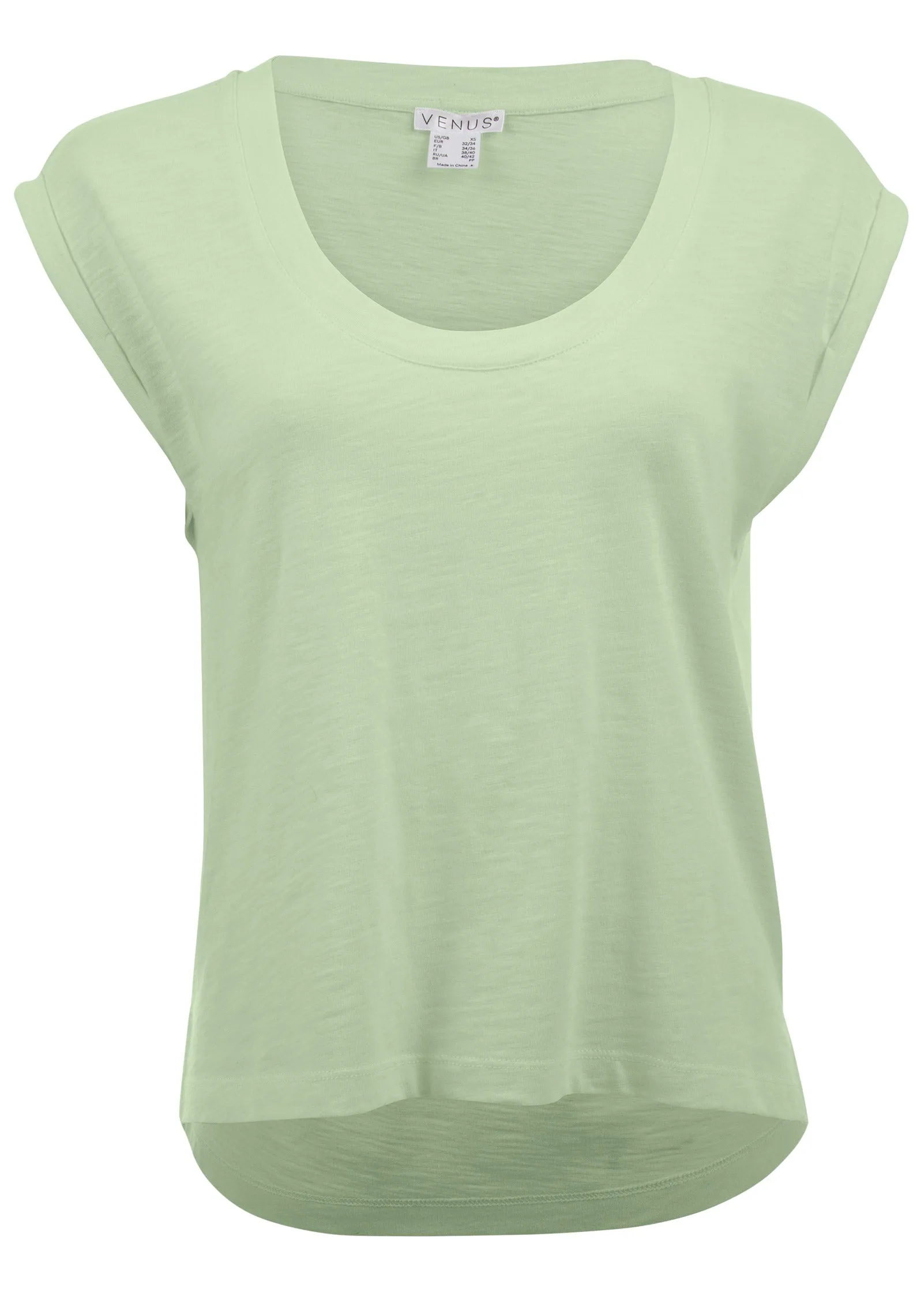 Scoop neck tee - Mint sold by VENUS product image thumbnail 3