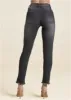 Triangle Hem Jeans - Black Denim sold by VENUS