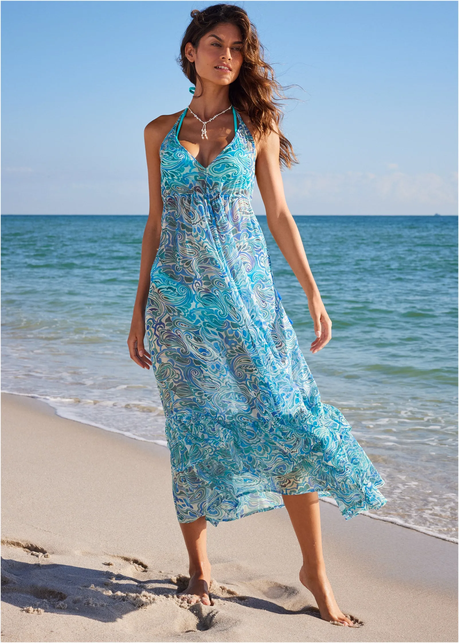 Cover Up Dress - On The Waves sold by VENUS