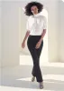 Smocked Mock-Neck Crop Top - Off White sold by VENUS