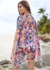 Pom-Pom Fringe Cover-Up - Lively Paisleys sold by VENUS