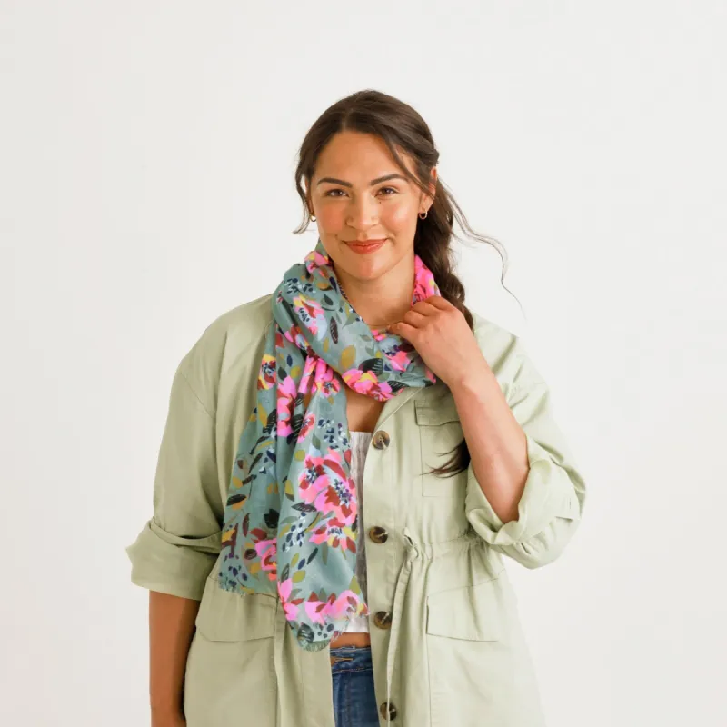 Soft Fringe Scarf made by Vera Bradley