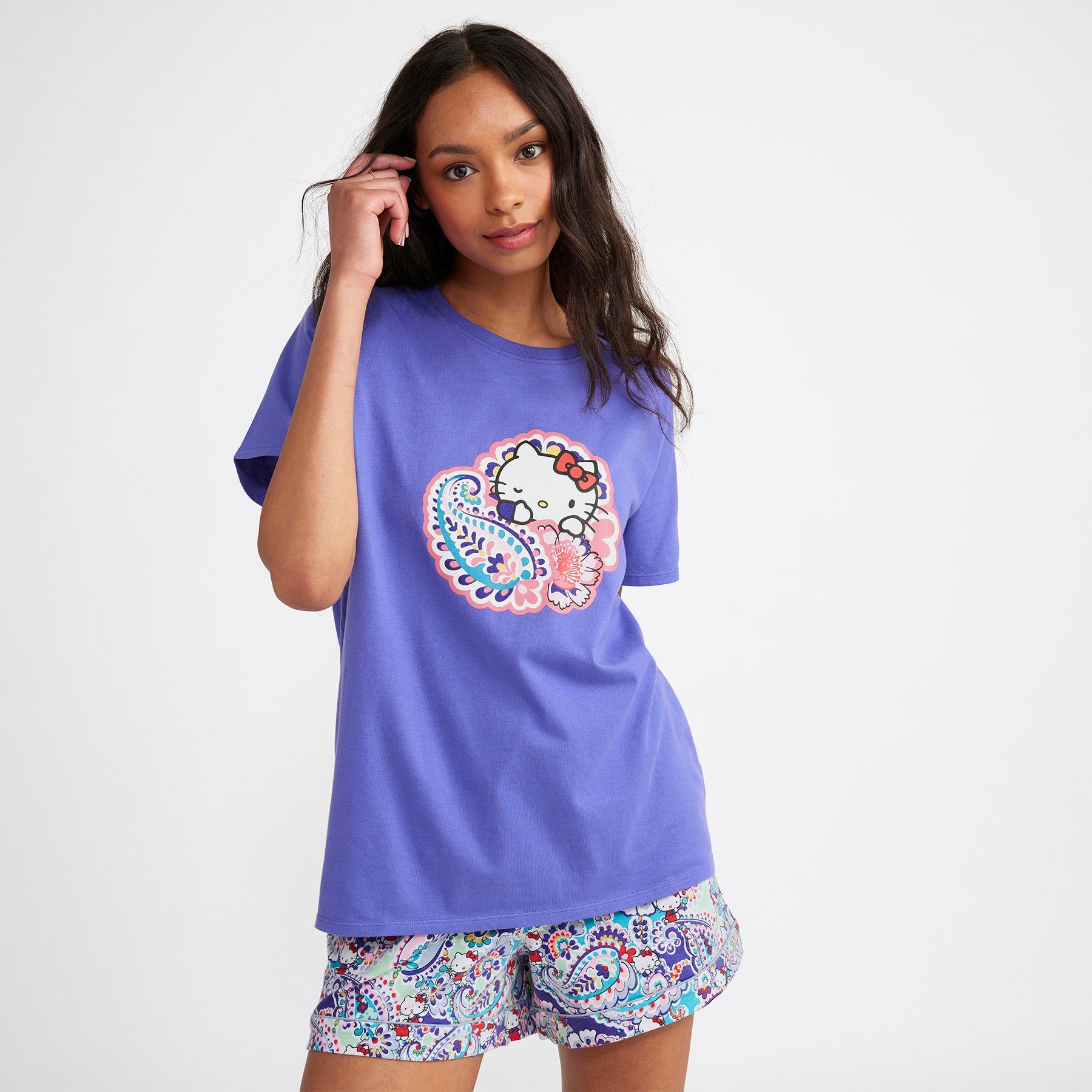 Hello Kitty® Short-Sleeved Graphic T-Shirt sold by Vera Bradley