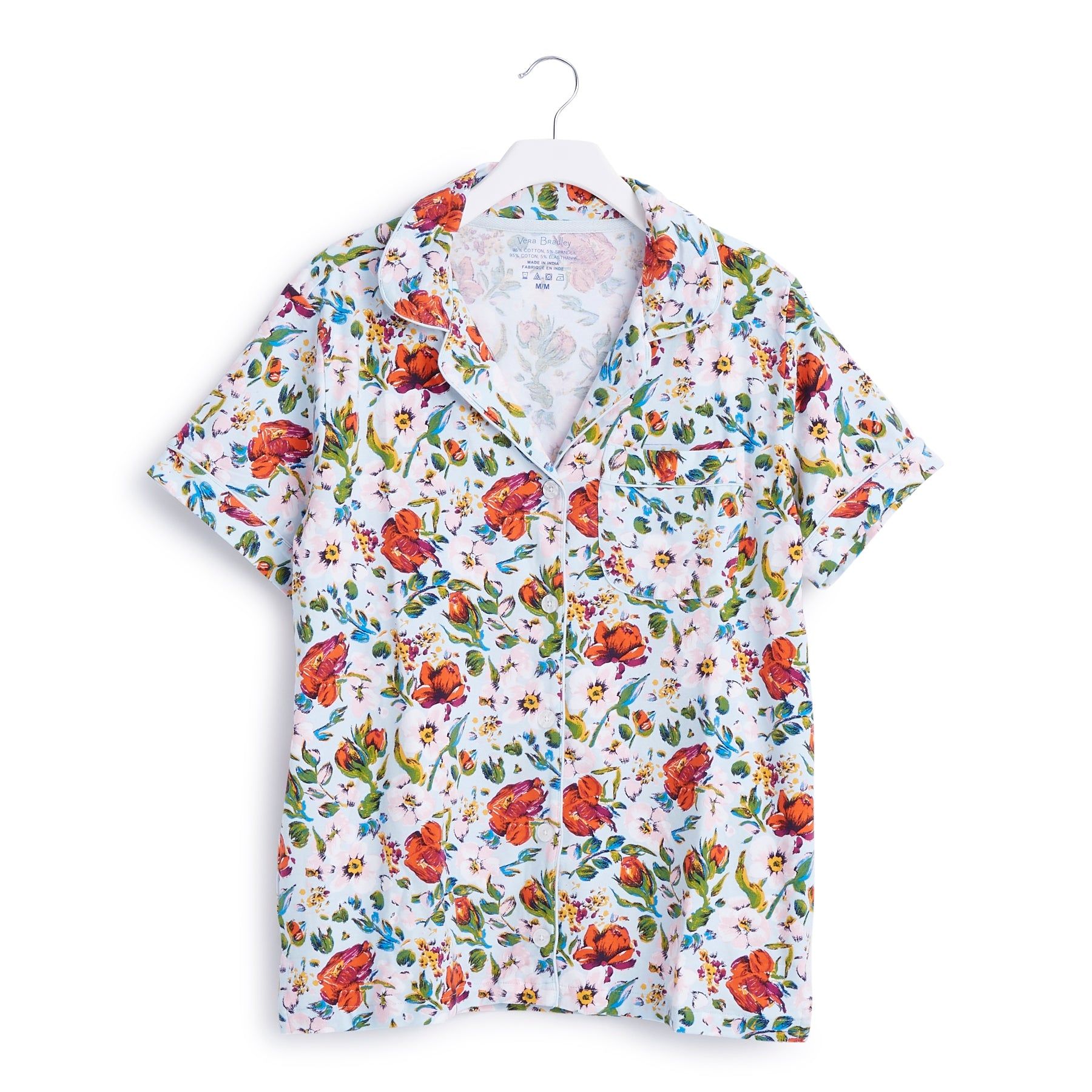 Short-Sleeved Pajama Set sold by Vera Bradley product image thumbnail 4